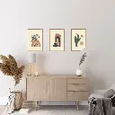 3 Piece Modern Painting Poster Set Model-1