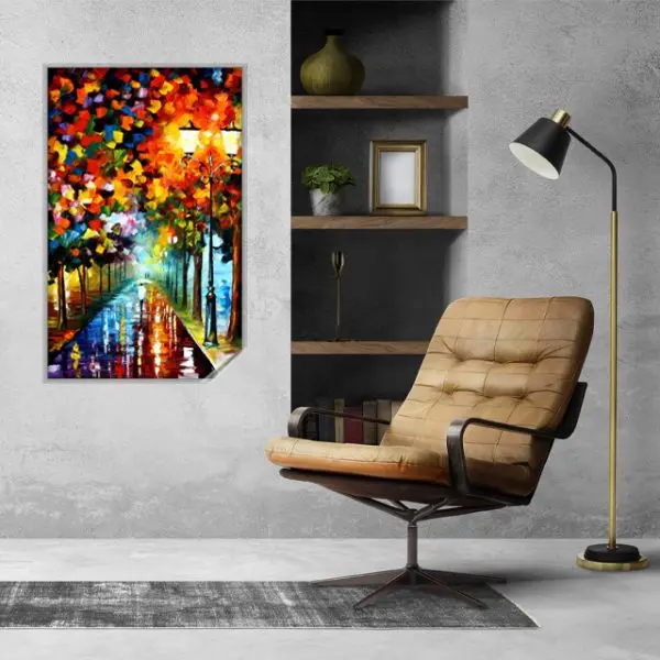 Lonely Man Painting