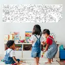 Dry Erase Animal Painting Activity Decal