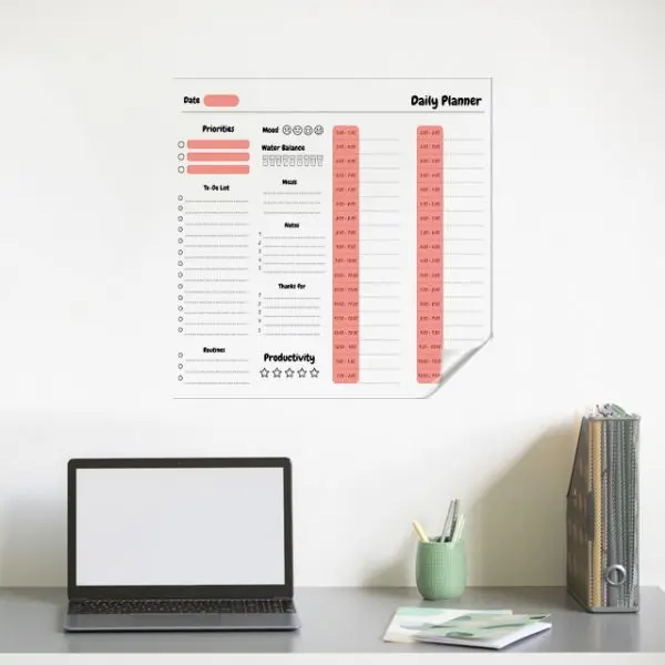 Dry Erase Daily Planner Model-2