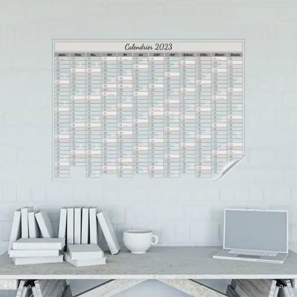  Dry Erase French 2023 Annual Planner