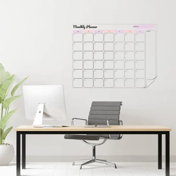 Dry Erase Monthly Planner Model-1