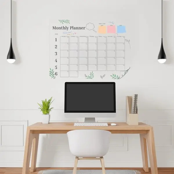 Dry Erase Monthly Planner Model-2