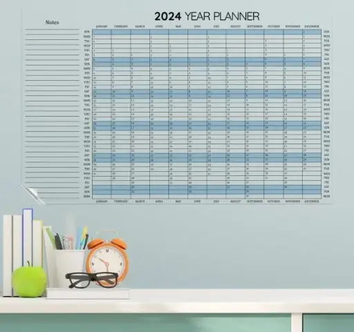 Dry Erase 2024 Annual, Year Planner Model-4